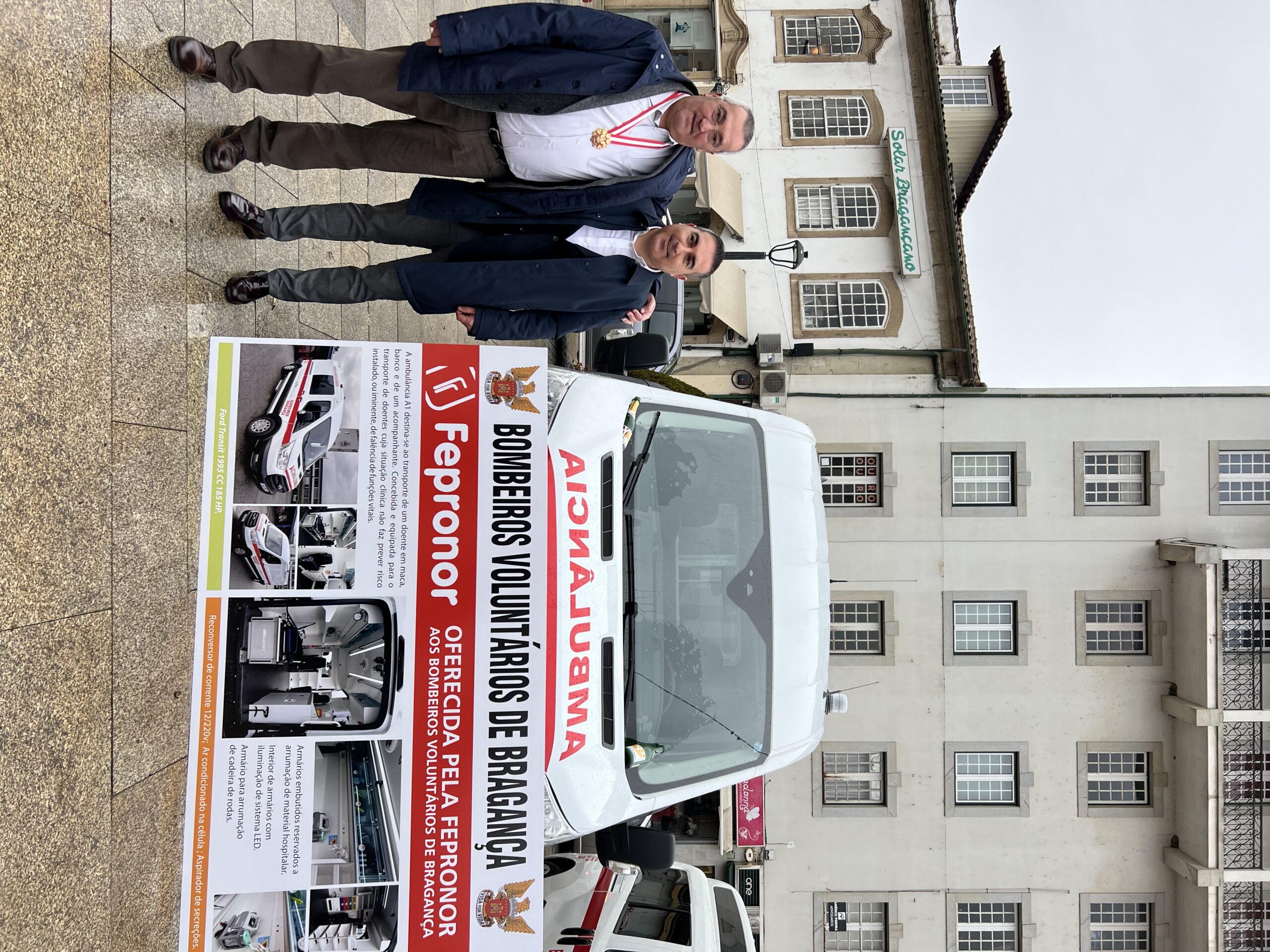 Fepronor doa segunda viatura aos bombeiros de Bragança