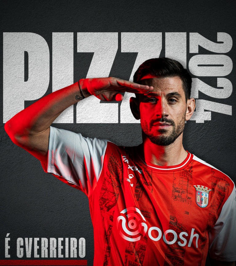 SC Braga oficializa contratação do brigantino Pizzi