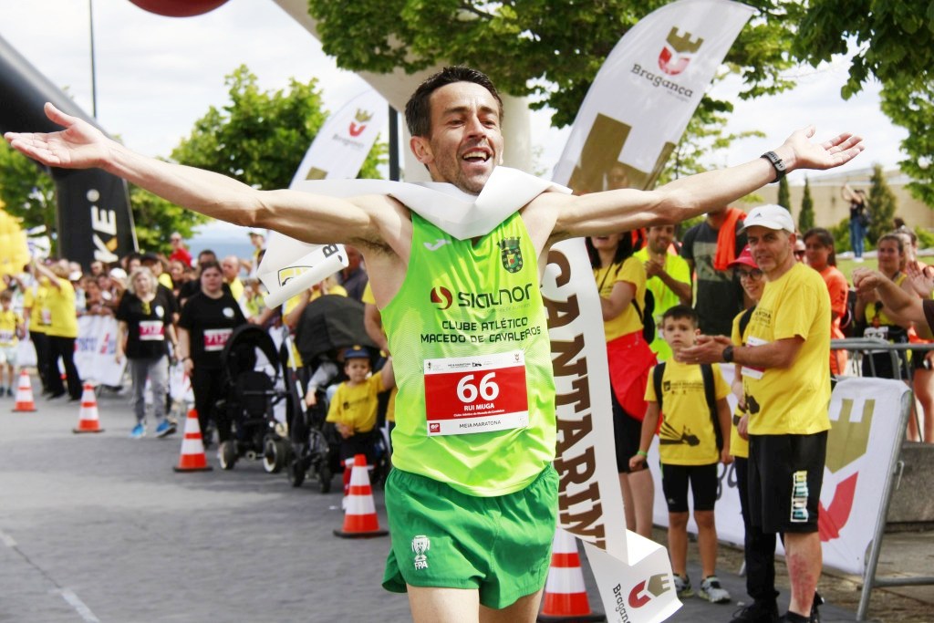 Mais de 1800 na II Meia Maratona das Cantarinhas de Bragança com Rui Muga e Carla Martinho a repetirem o triunfo da primeira edição