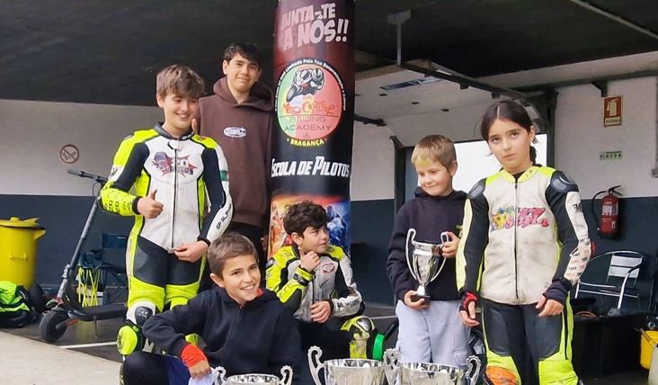Jovens pilotos do distrito em destaque no arranque da temporada de motociclismo