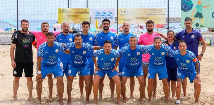 Vila Flor SC vence Grupo Recreativo Amigos da Paz e espreita liderança do Campeonato de Elite de Futebol de Praia