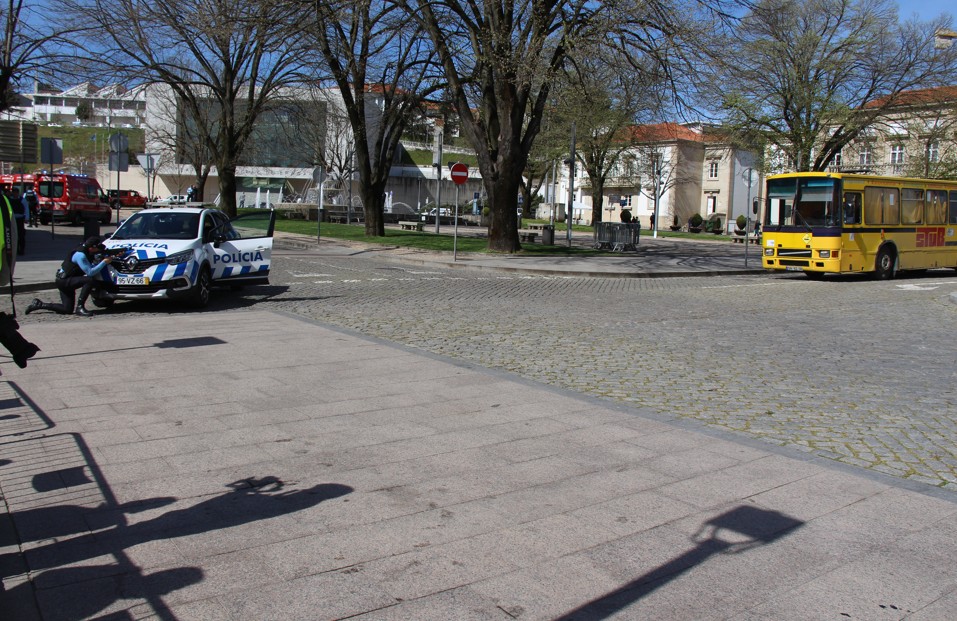 Reféns em autocarro? Foi apenas um simulacro da PSP em Bragança