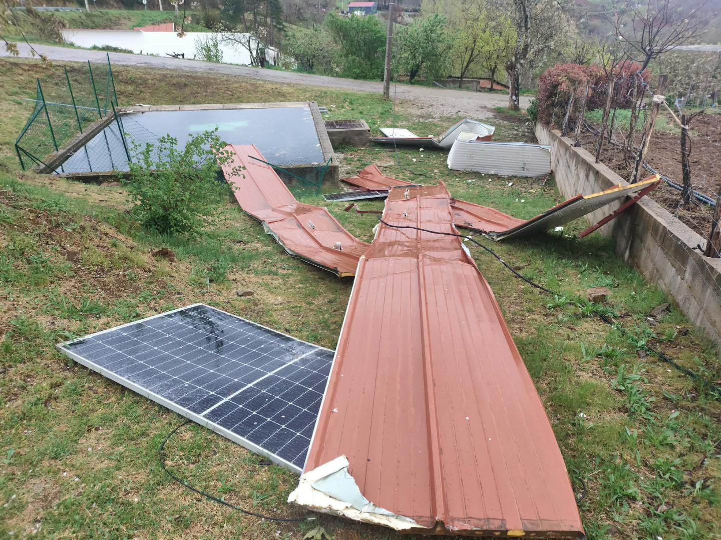 Autarca de Vinhais no terreno avalia estragos do mau tempo e aponta prejuízos elevados