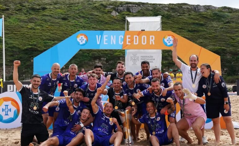 Vila Flor FC conquistou Supertaça de futebol de praia pela primeira vez