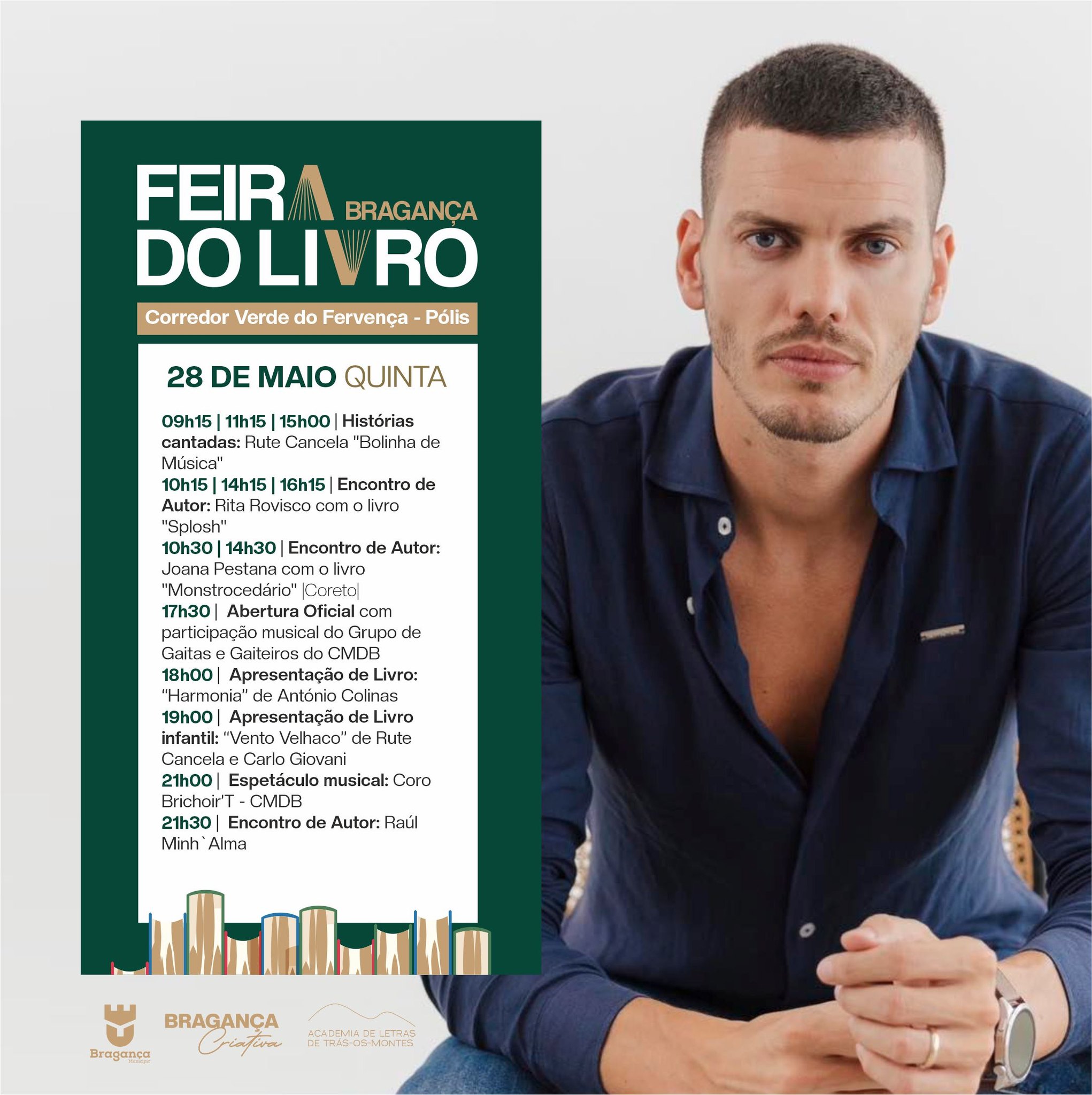 Feira do Livro regressa hoje a Bragança com atividades para toda a família
