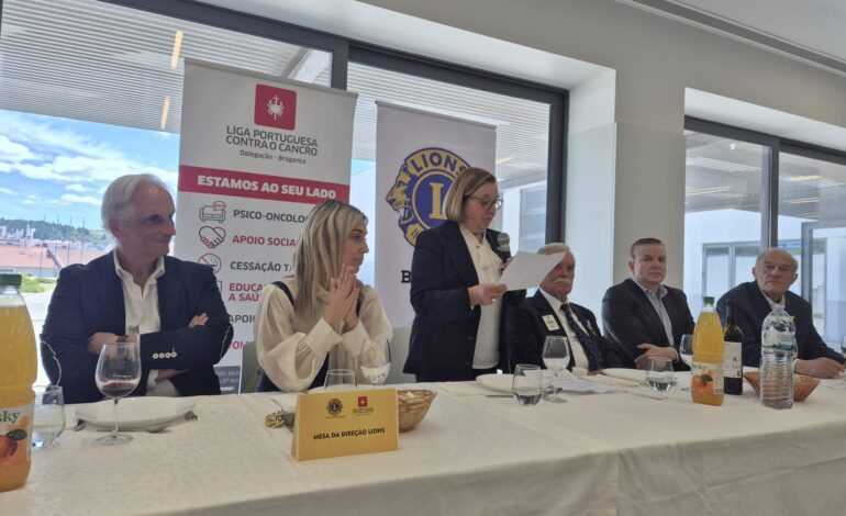 Lions Clube de Bragança entrega perto de quatro mil euros à Liga Contra o Cancro