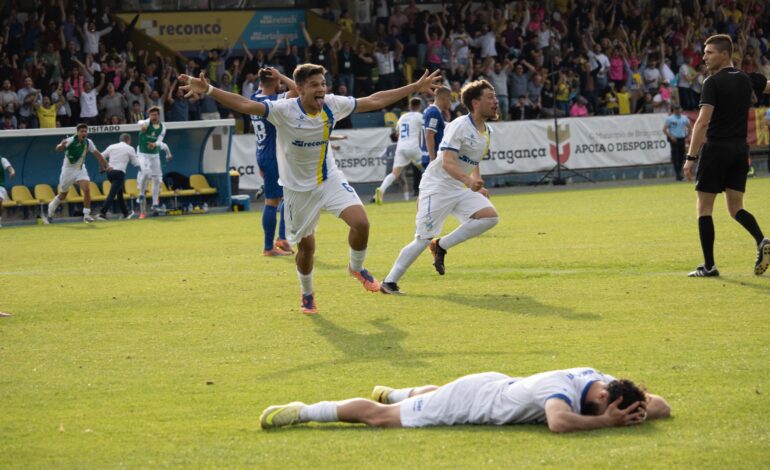 GD Bragança vence Vianense e continua a sonhar com subida à Liga 3