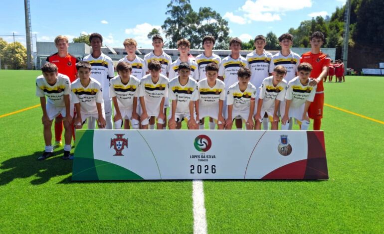 Seleção sub-14 de Bragança termina Torneio Lopes da Silva no 16.º lugar na Série F da Liga de Prata