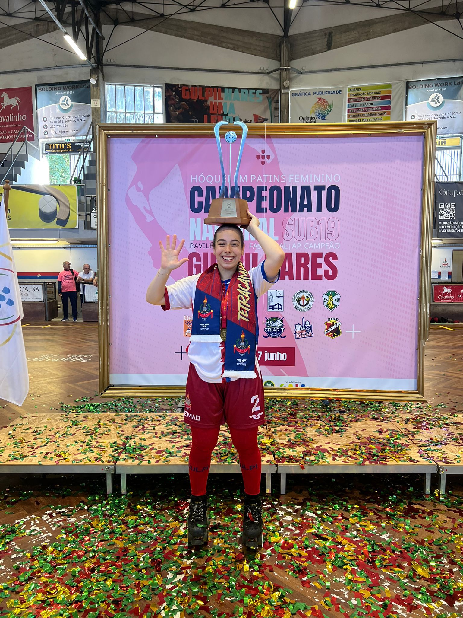 Brigantina Ana Fernandes conquista tetracampeonato Nacional Feminino de Sub-19 de Hóquei em Patins