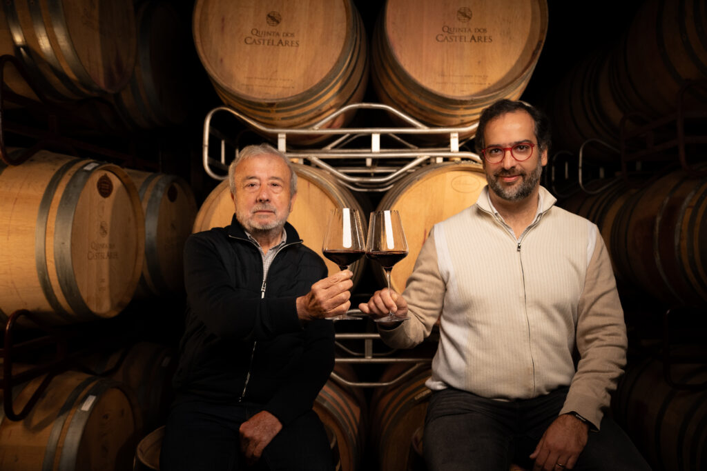 Manuel Caldeira, fundador da Quinta dos Castelares, e Pedro Martins