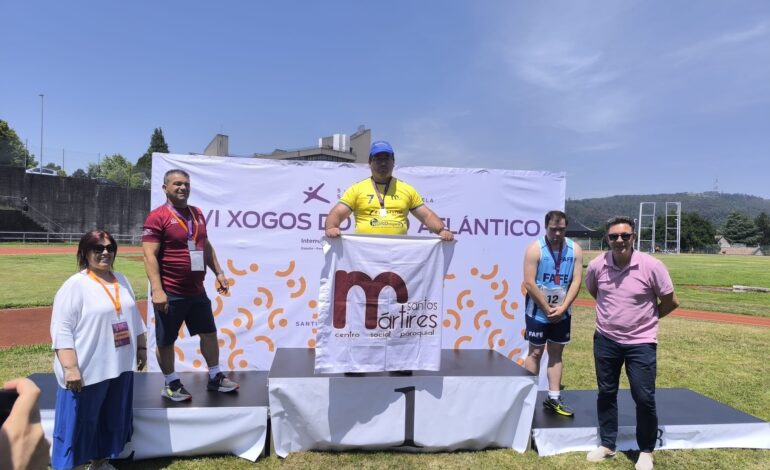 Marco Afonso conquista ouro e bate recorde nos Jogos do Eixo Atlântico em Espanha